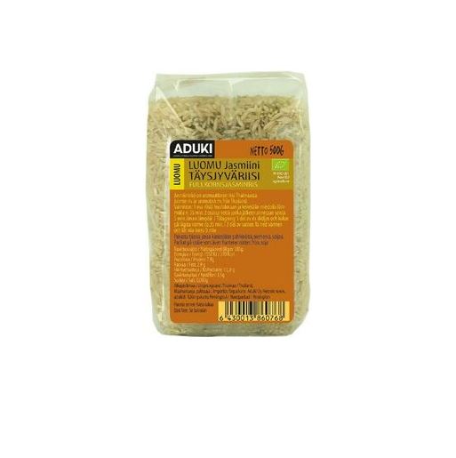 Jasmiiniriisi, täysjyvä 500 g, Aduki