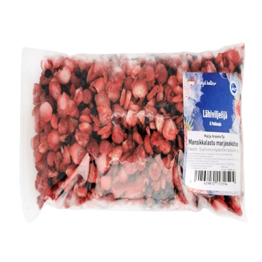 Marjalastusekoitus; mansikka, vadelma, mustikka 1 -5kg
